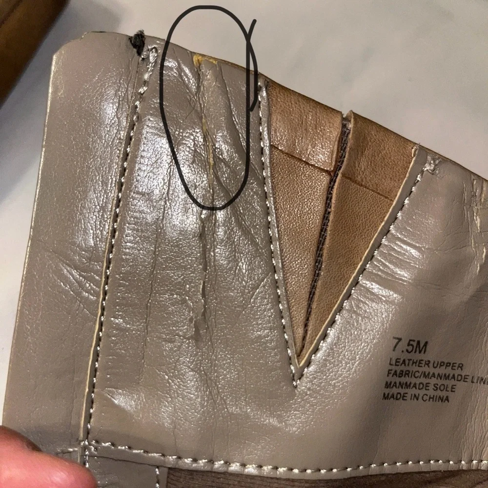 Alex Marie Tan Over the Knee Bootsus used good condition